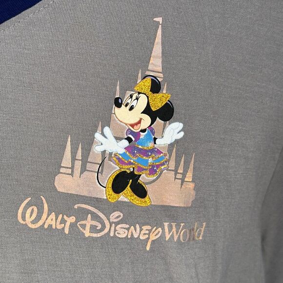 Walt Disney World 50 T-Shirt Women’s 2X Minnie Mouse Most Magical Castle Gray - Picture 3 of 10